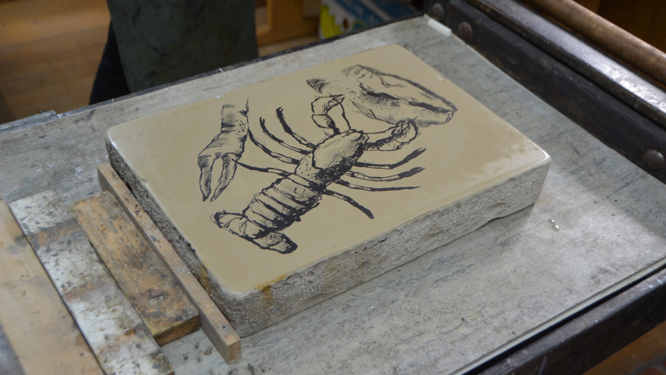 Eine besondere Technik: Lithografie (Steindruck) – gestalten und drucken