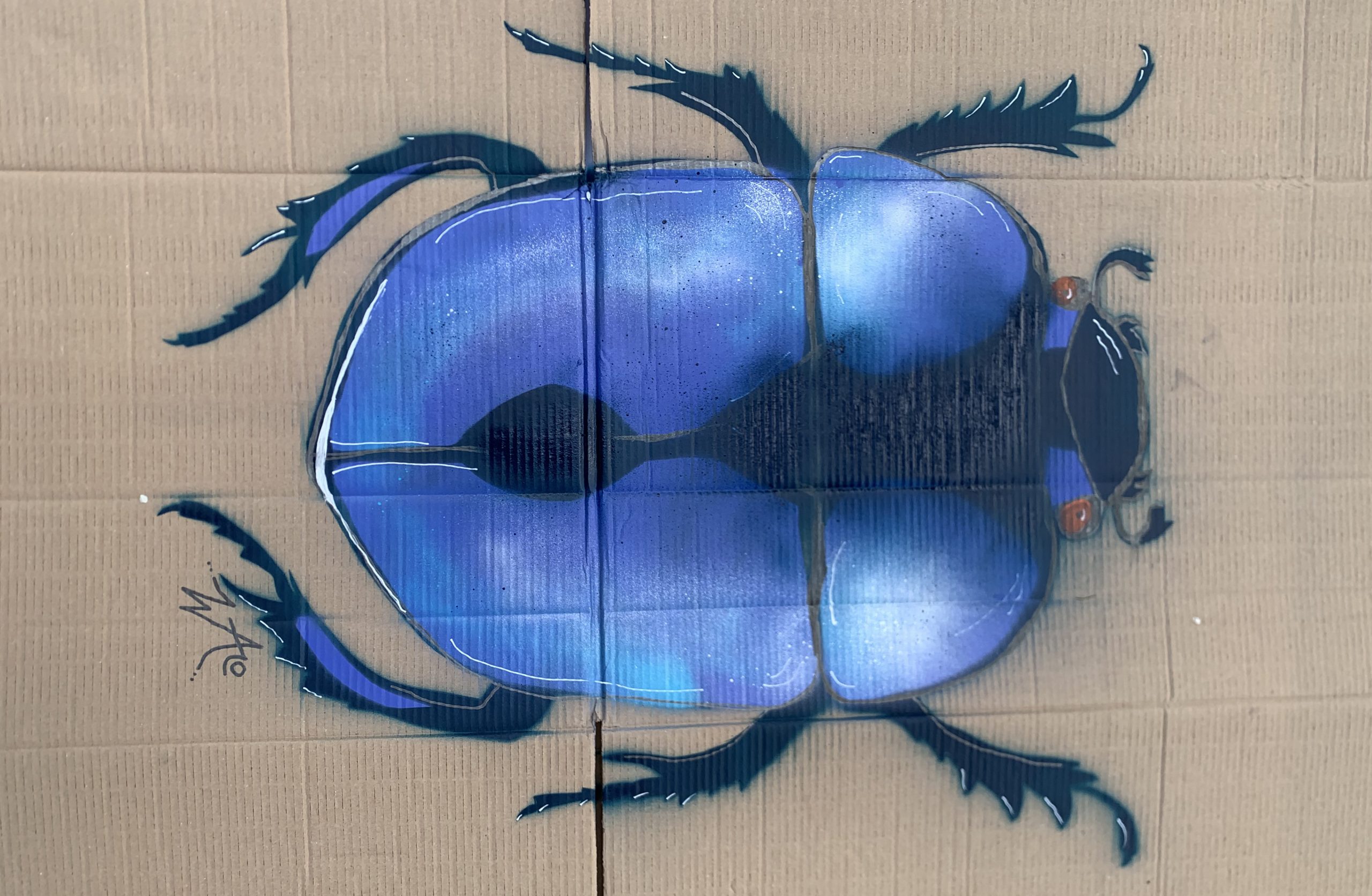 Graffiti mit Schablonen für Kinder und Jugendliche